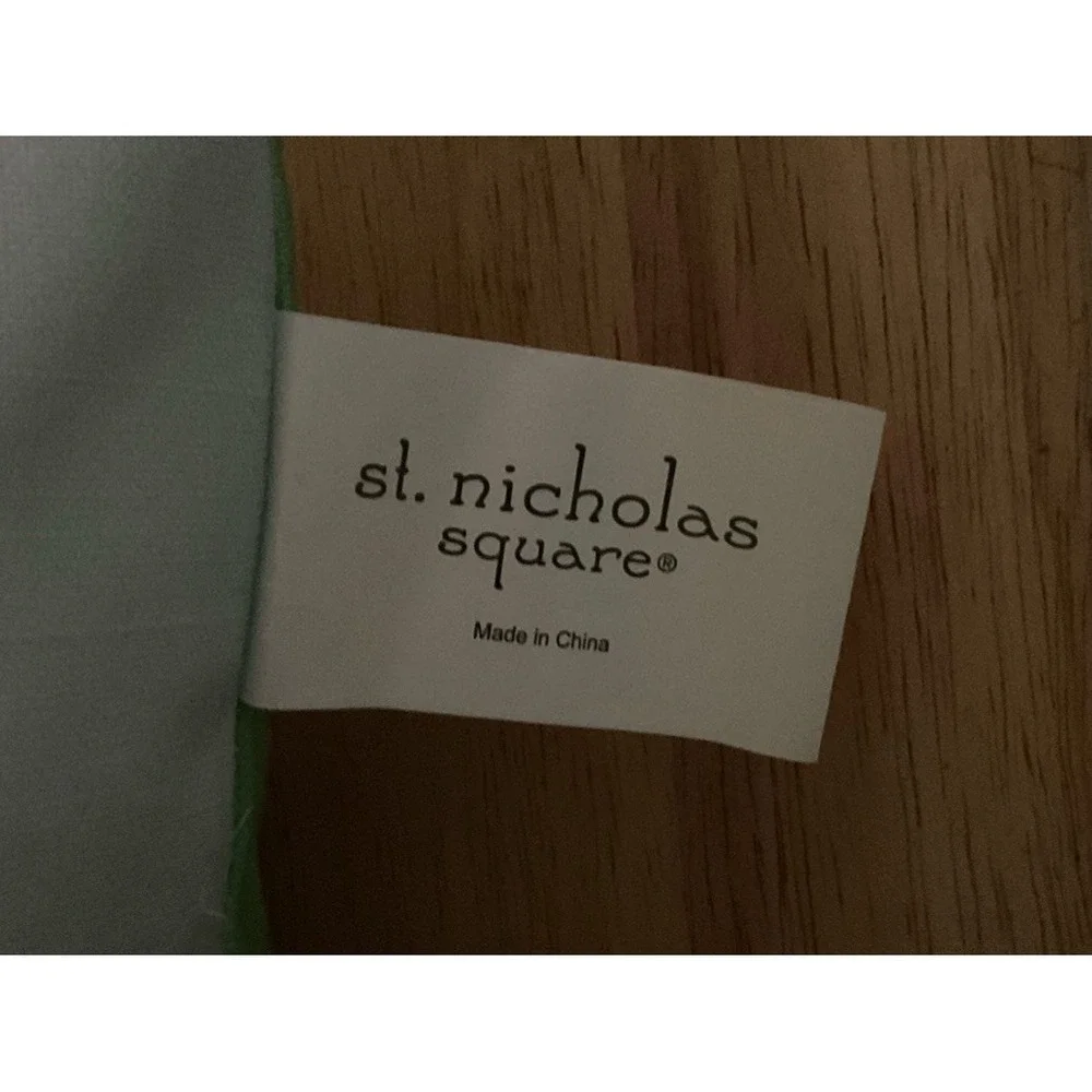 St. Nicholas Square Aqua Beach Gnome Throw‎ Pillow